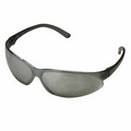 SupERB's Safety Glasses w/ Smoke Frame/ Silver Temple & In-Out Mirror Lens